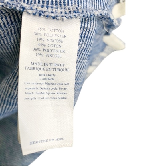 Faherty Islet Poncho Hoodie Sweatshirt Size Small - Picture 9 of 9